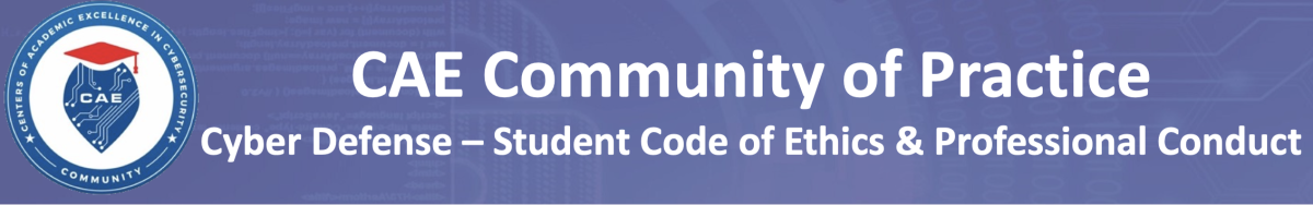 NCAE-C Student Code of Ethics and Professional Conduct